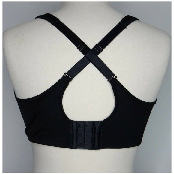 Bali‎ Womens 40DD Black Lace Wirefree Bra 6546 Smooth U Lace  Convertible NWOT - Picture 3 of 16